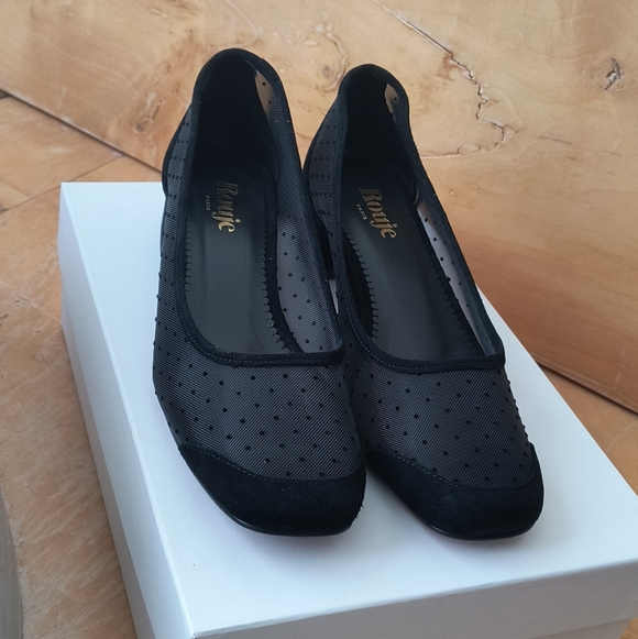 Rouje Parisienne Plumetis Heels - Picture 5 of 7